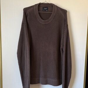 Abercrombie & Fitch Men's Crewneck Sweater in Brown